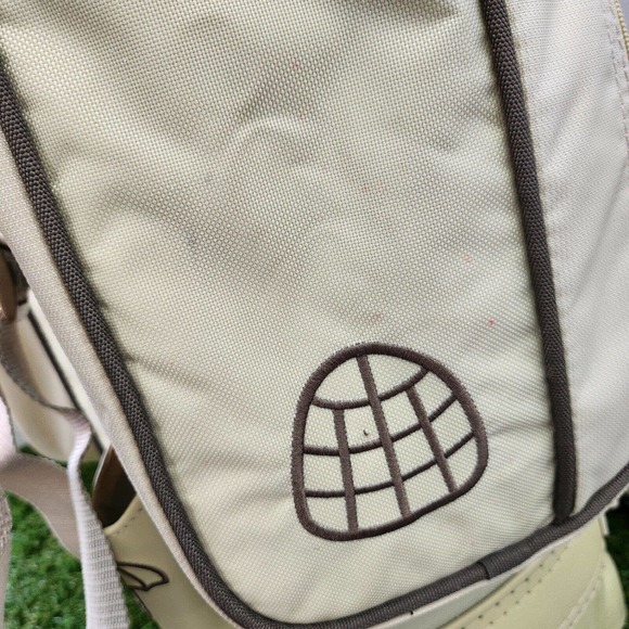 Great Divider Vista 14-Way Golf Cart Bag Ladies Beige Brown w/ Rain Cover - Picture 12 of 13